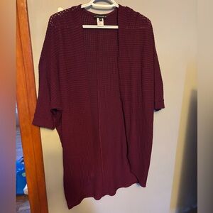 Candy Couture Red Short Sleeved Cardigan